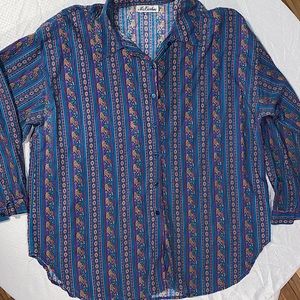 vintage button up